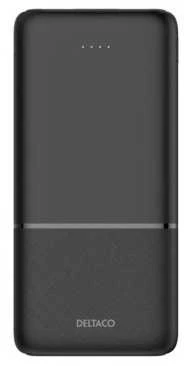 Išorinė baterija DELTACO 10 000 mAh, 2 x USB-A 18 W, 1 x USB-C PD 20 W / PB-C1007