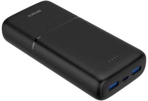 Išorinė baterija DELTACO 20 000 mAh, 2 x USB-A 18 W, 1 x USB-C PD 20 W / PB-C1008