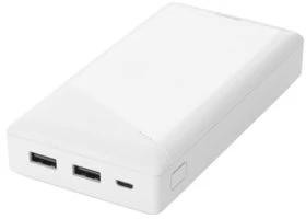 Išorinė baterija PLATINET PMPB10W705, 10000 mAh, baltos sp.