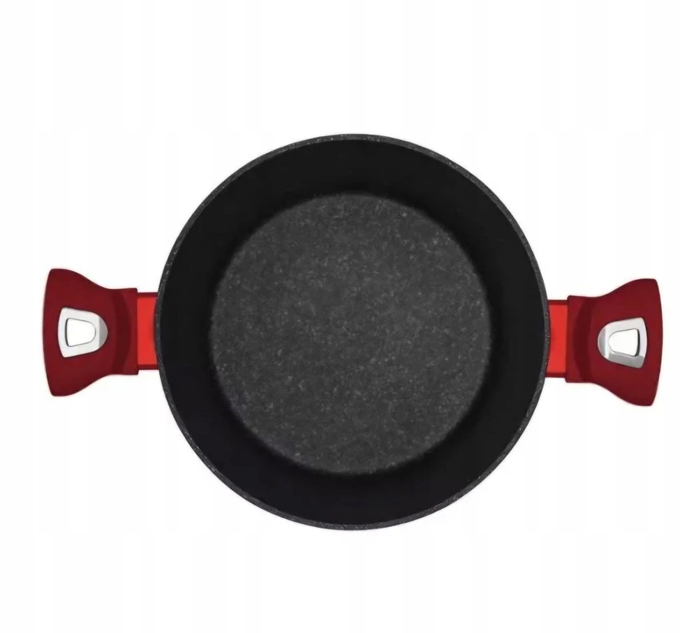 Išskirtinis Blaumann Metallic Line Burgundy 4L puodas su dangteliu