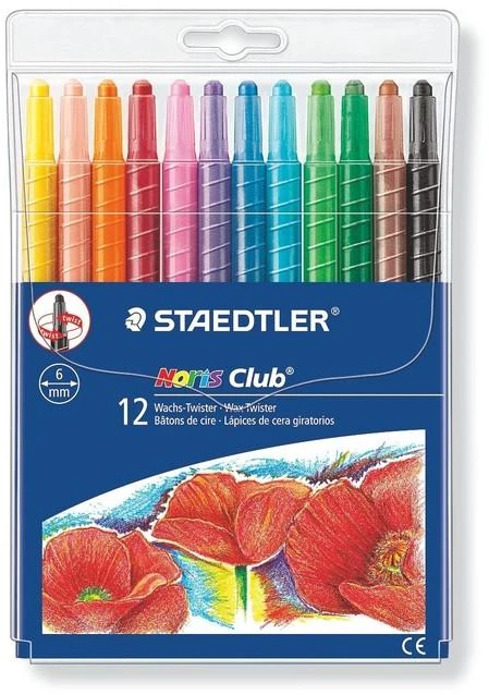 Vaškinės kreidelės STAEDTLER NORIS CLUB