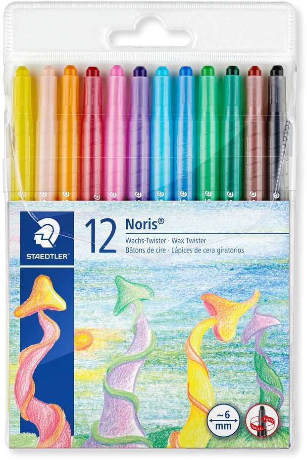 Vaškinės kreidelės STAEDTLER NORIS CLUB