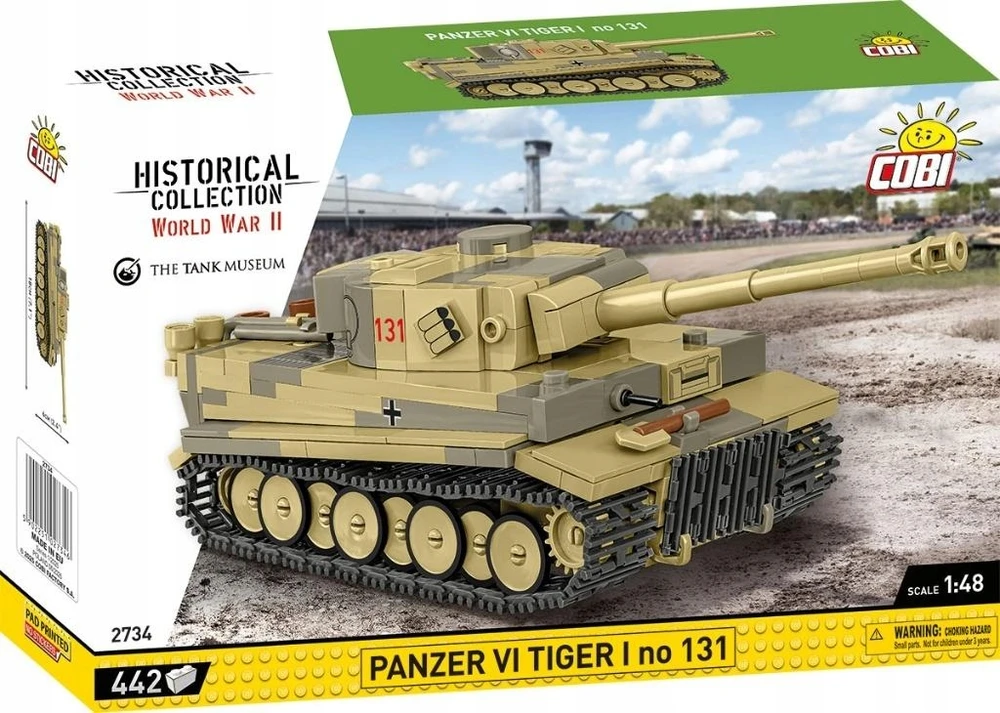 Klocki COBI Panzer VI Tiger I Nr.131 konstruktorius, 1:35, 898 detalių