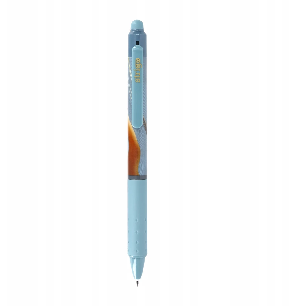 Ištrinamas automatinis rašiklis Strigo, 0.5mm, mėlynas