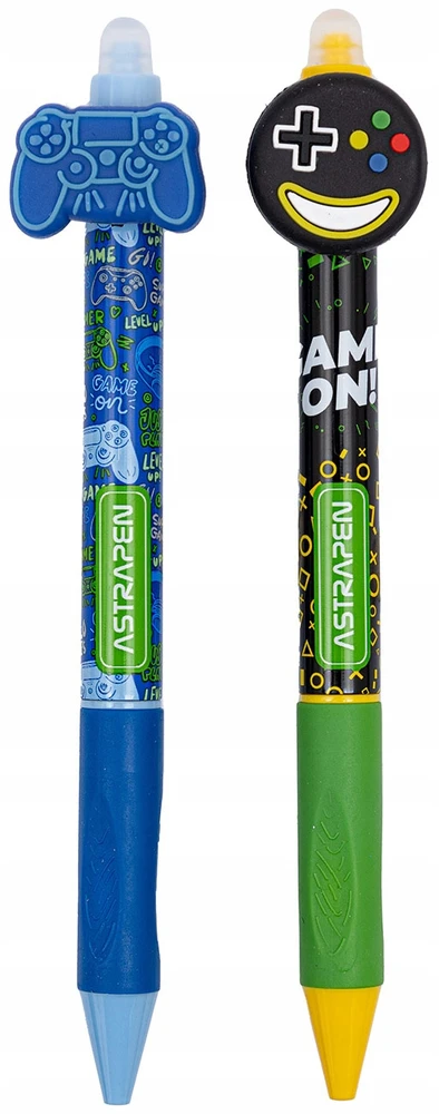 Ištrinamas automatinis rašiklis su gumine rankena 0,5 mm Astrapen Oops! Gamer