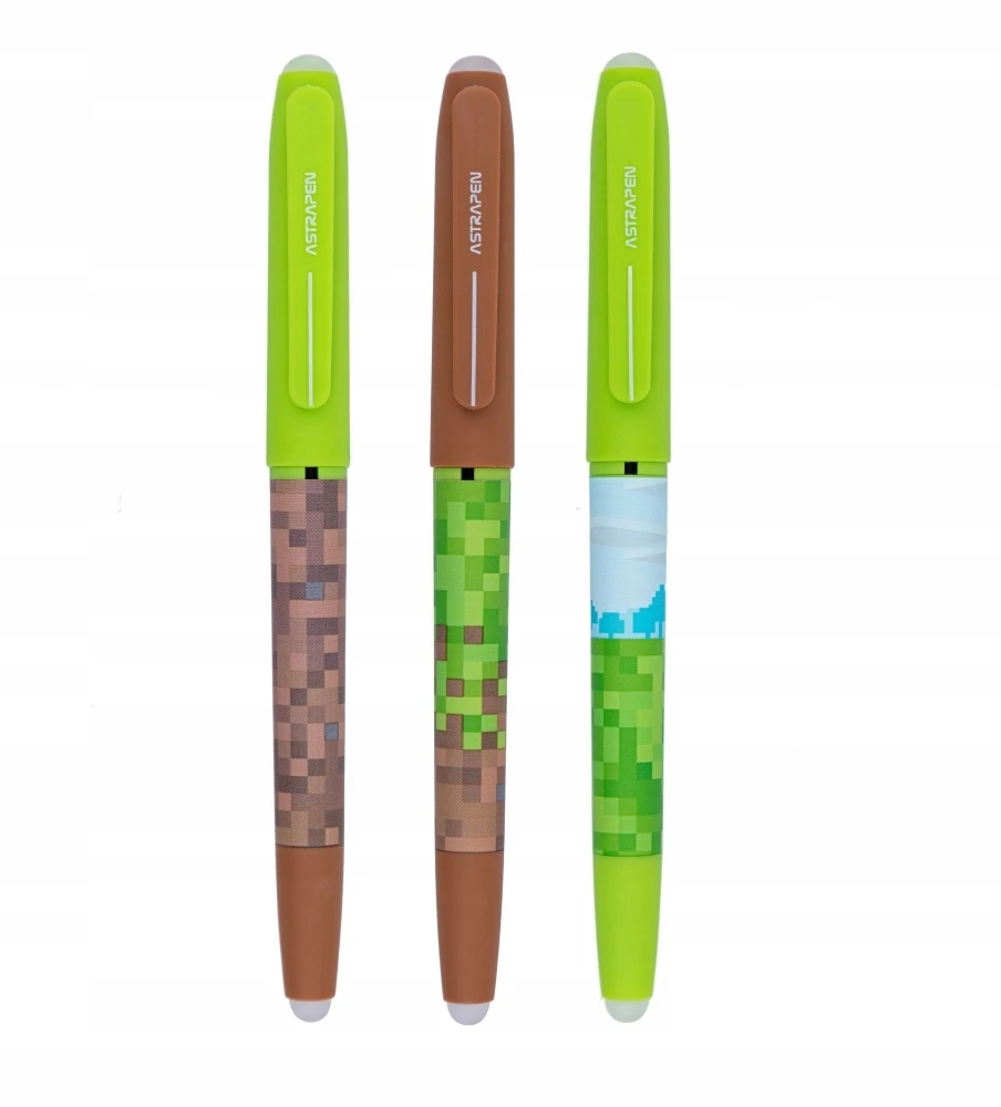 Ištrinamas rašiklis Astra Oops! Pixel One, mėlynas, 0.6mm