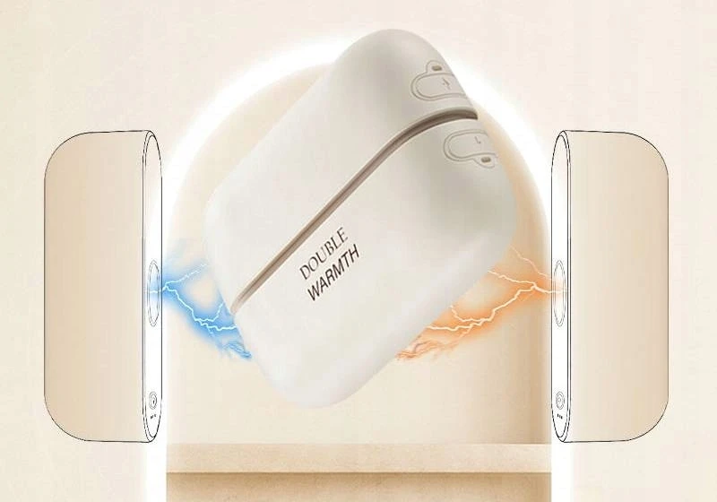 Itimport Elektriniai Rankų Šildytuvai X2 3000Mah 20H Dvigubas Usb 3 Lygiai Rožinės Spalvos