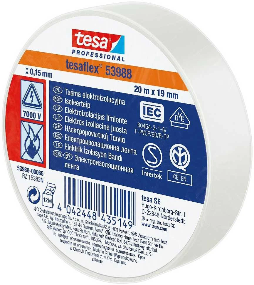 IZOLIACINĖ JUOSTA TESAFLEX-7000V/20X19/W TESA