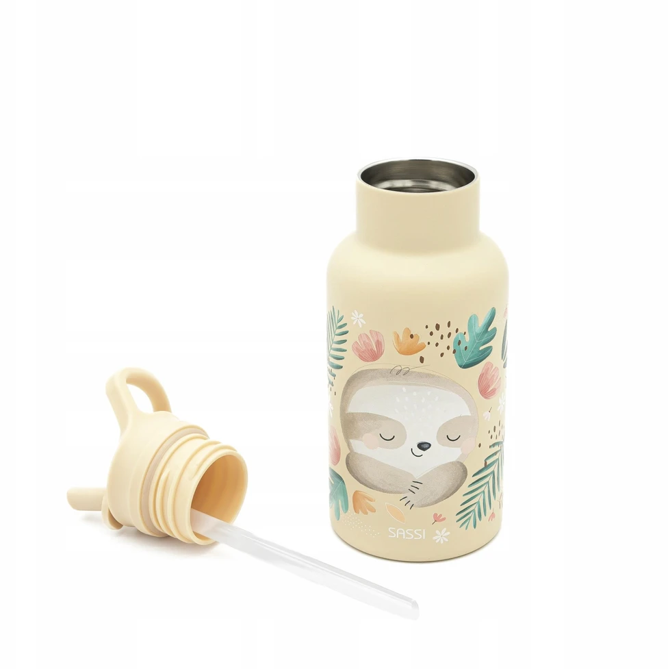 Gertuvė Izoliuota buteliai - Sassi Junior - Gnawy tinginys - 350 ml - Nerūdijantis plienas - Multicolor