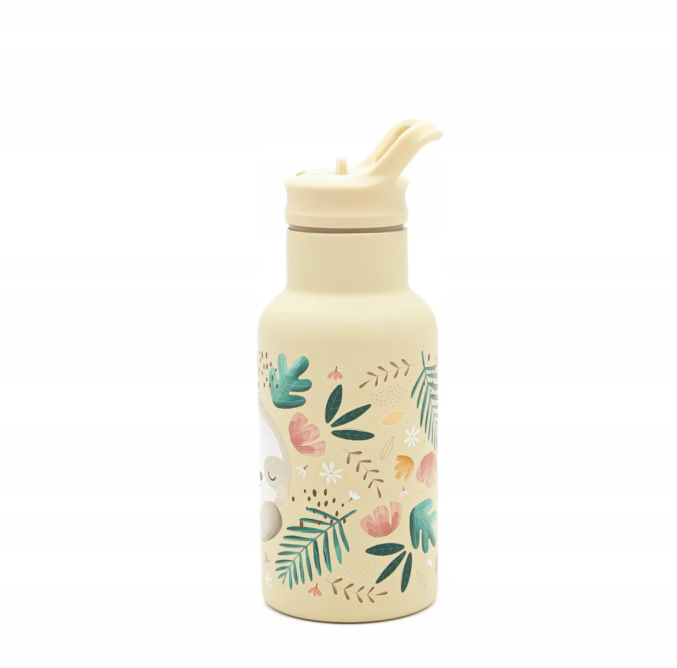 Gertuvė Izoliuota buteliai - Sassi Junior - Gnawy tinginys - 350 ml - Nerūdijantis plienas - Multicolor