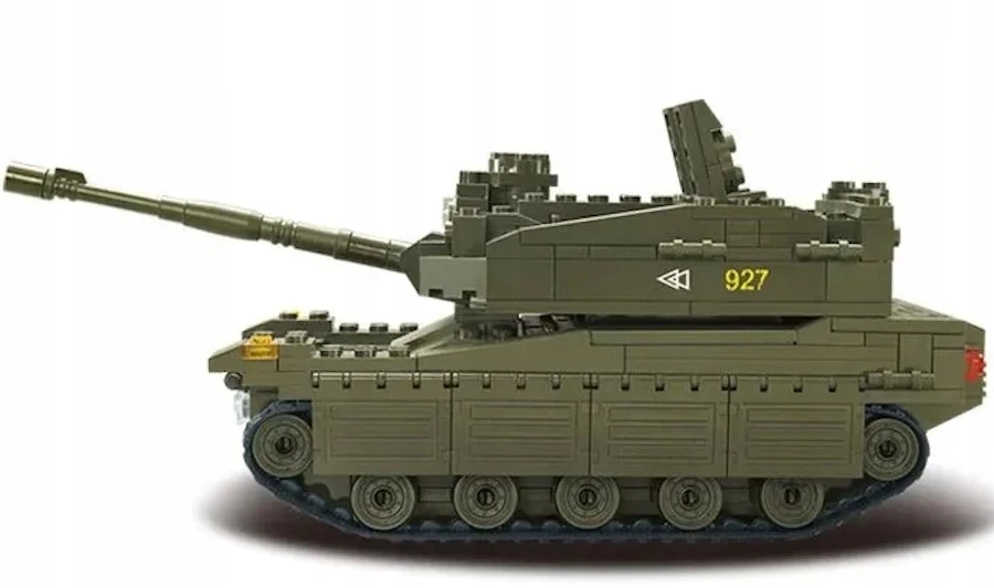 Izraelio Mercava tankas 5 figūrų 344 vnt. Sluban Army Military B0305 blokai