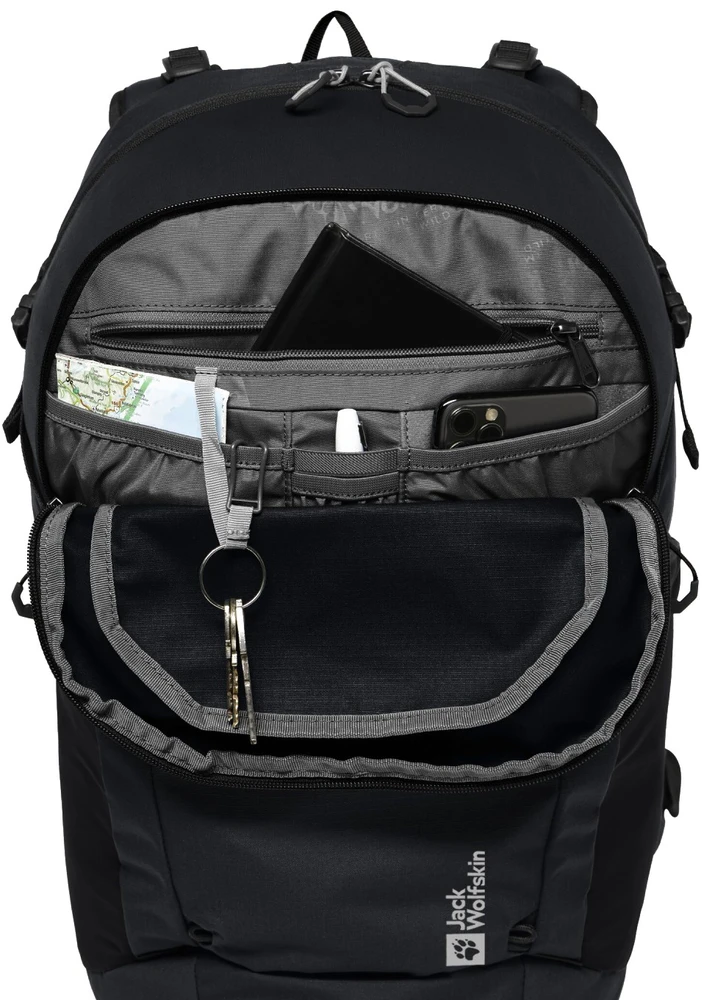 Jack Wolfskin Moab Jam Shape 25 dviračių kuprinė – juoda