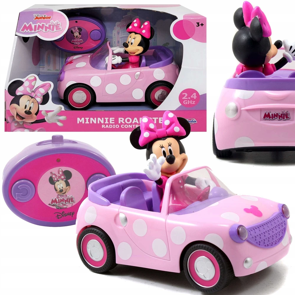 Jada Toys Nuotoliniu būdu valdomas automobils Dinsey Minnie Mouse, rožinis