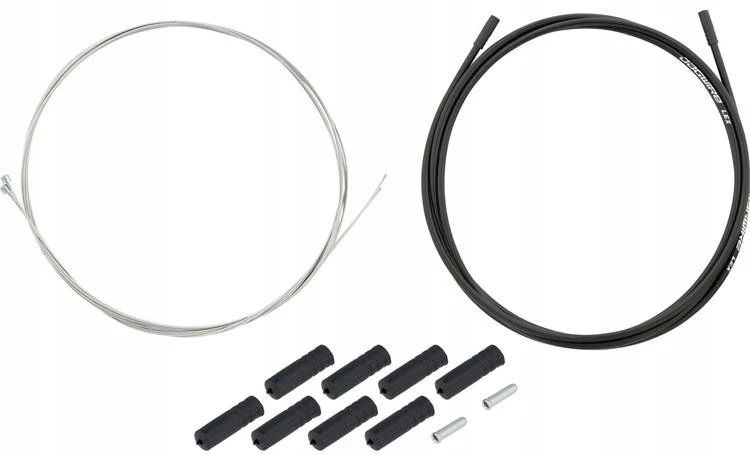 Jagwire Basic trosės troselių komplektas, juodas, 200cm
