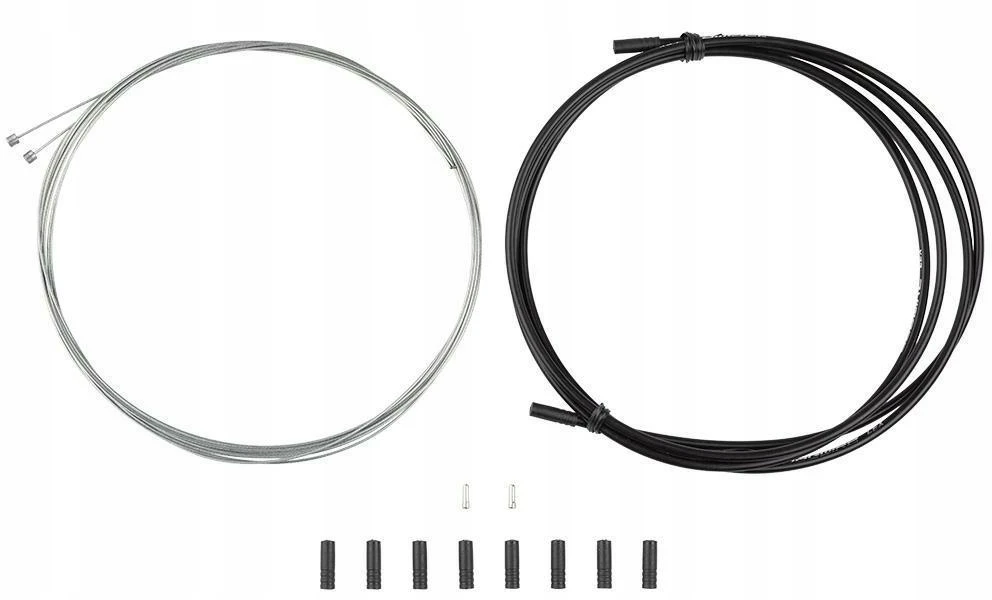 Jagwire Basic trosės troselių komplektas, juodas, 200cm