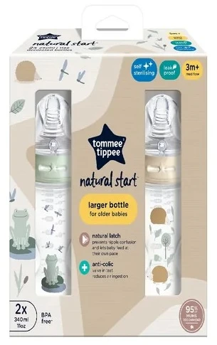 Jai skirtas Tommee Tippee Natural Start Anti-Colic savaime sterilizuojantis buteliukas