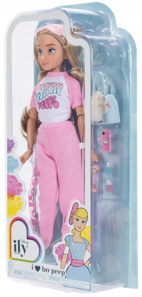 Jakks Pacific "Disney ILY 4ever" madinga lėlė su Bo Peep motyvu ir aksesuarų rinkiniu 30 cm