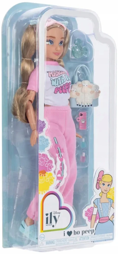 Jakks Pacific "Disney ILY 4ever" madinga lėlė su Bo Peep motyvu ir aksesuarų rinkiniu 30 cm