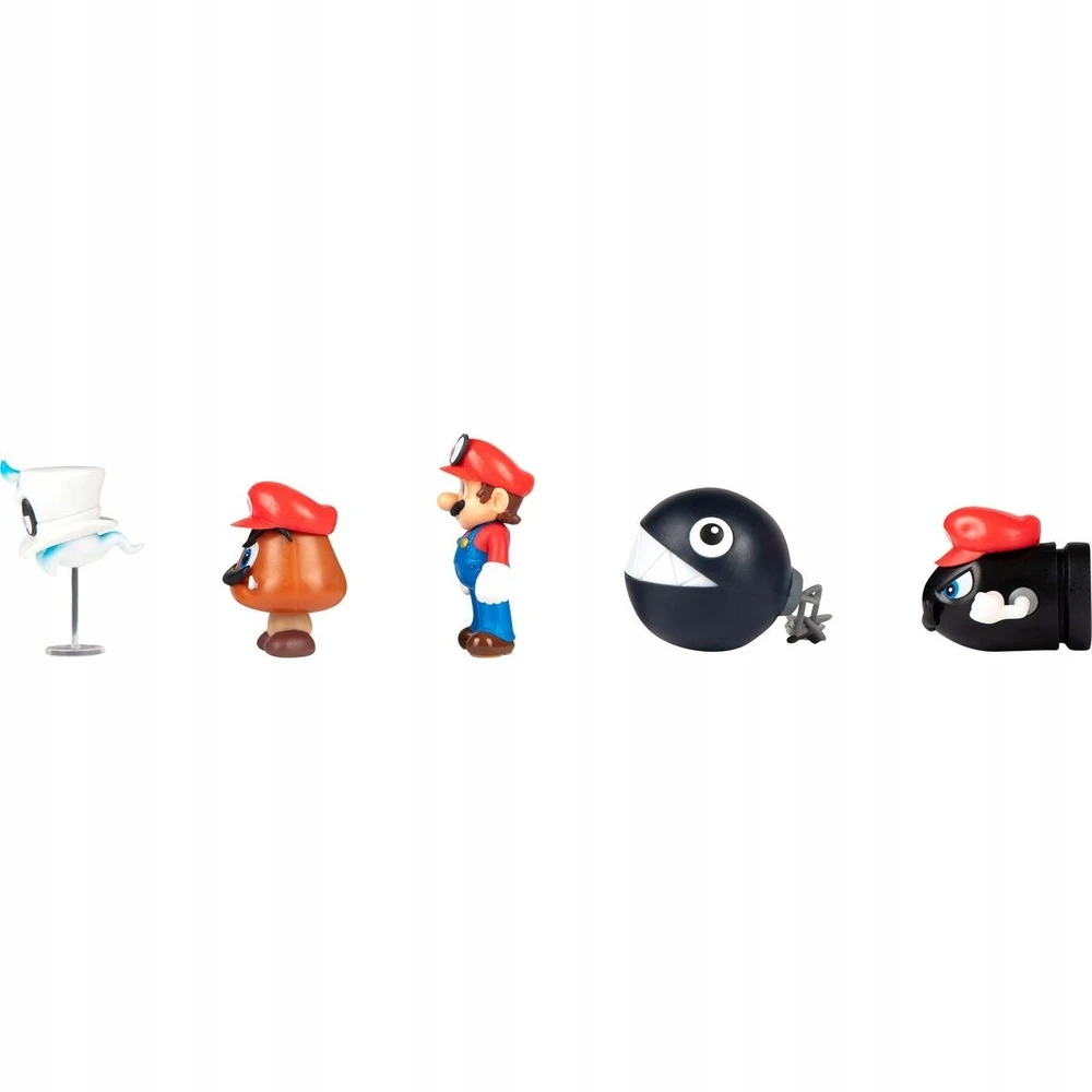 Jakks Pacific Super Mario Odyssey figūrėlių rinkinys 5 vnt. 6 cm Mario Bros | Nauja