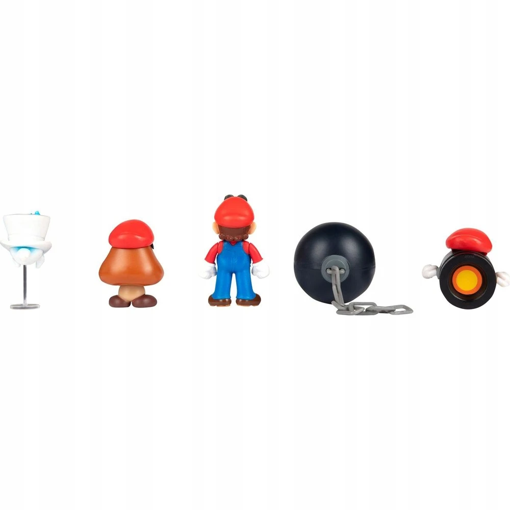 Jakks Pacific Super Mario Odyssey figūrėlių rinkinys 5 vnt. 6 cm Mario Bros | Nauja