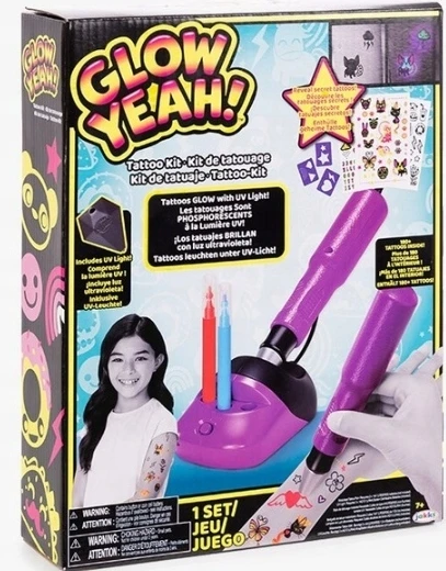 JAKKS PACIFIC TATTOO MACHINE su trafaretais