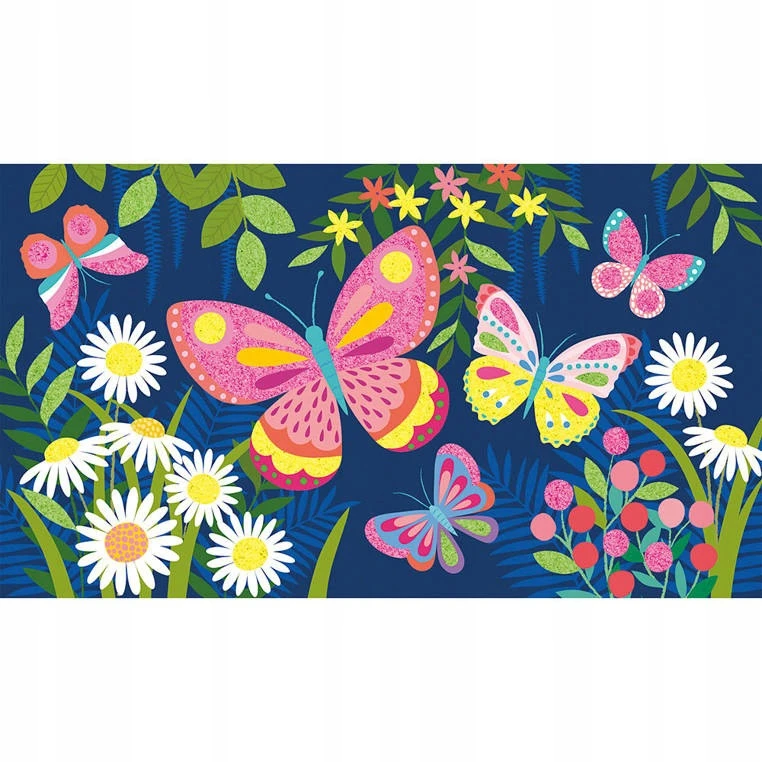 Janod Creative rinkinys Fluorescencinis smėlis Butterflies 6+