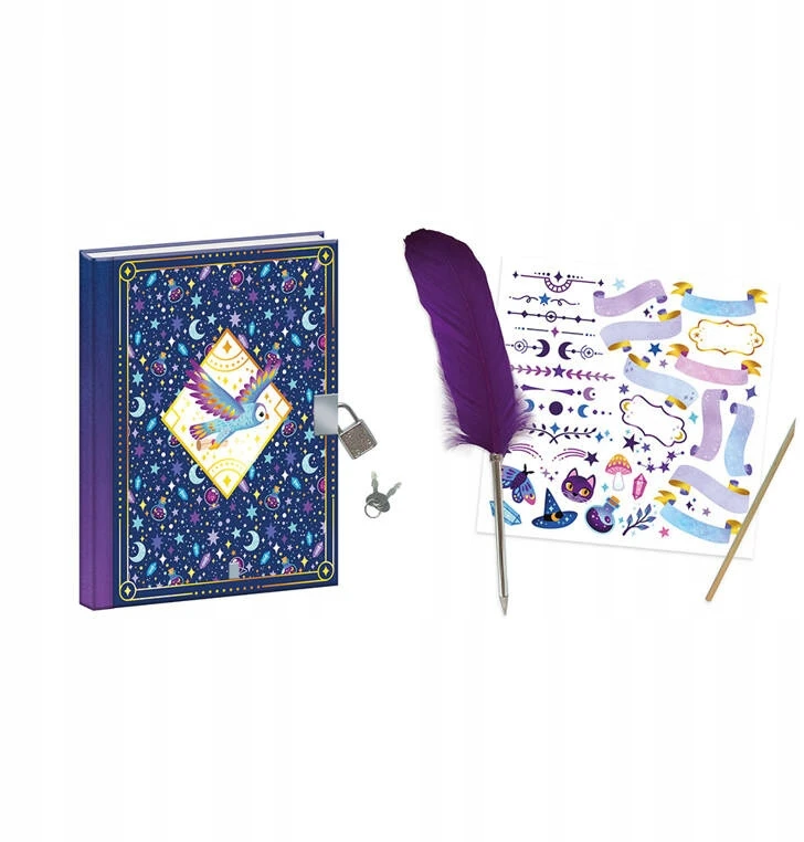 Janod Creative Set Secret Book Magic School Rašymo pratimas 7 metai