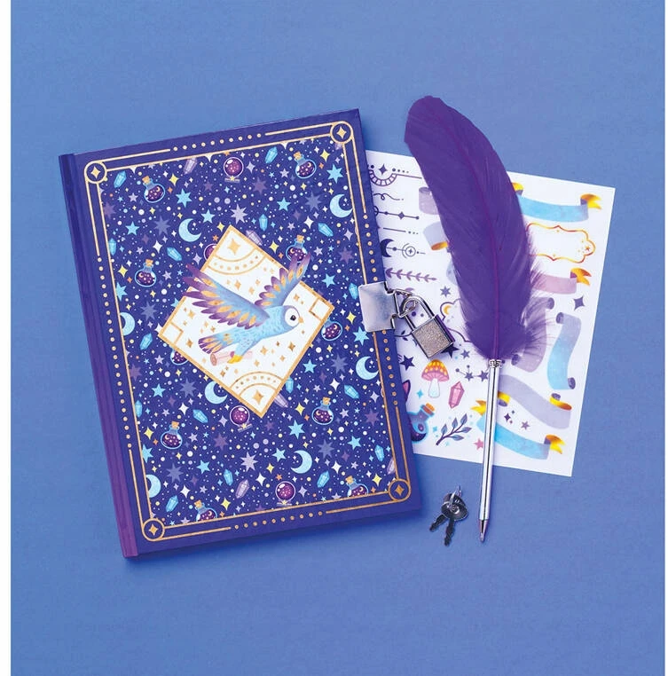 Janod Creative Set Secret Book Magic School Rašymo pratimas 7 metai