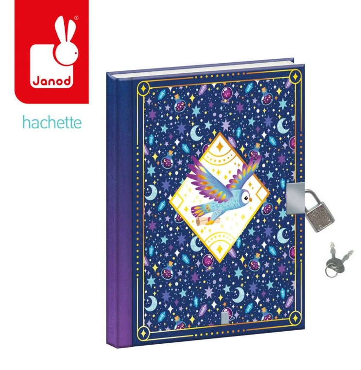 Janod Creative Set Secret Book Magic School Rašymo pratimas 7 metai