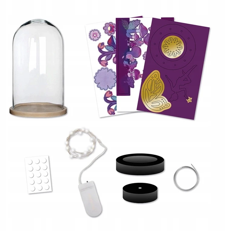 Janod kūrybinis rinkinys Lempa Secret garden Fairies Magic Fairies 7+