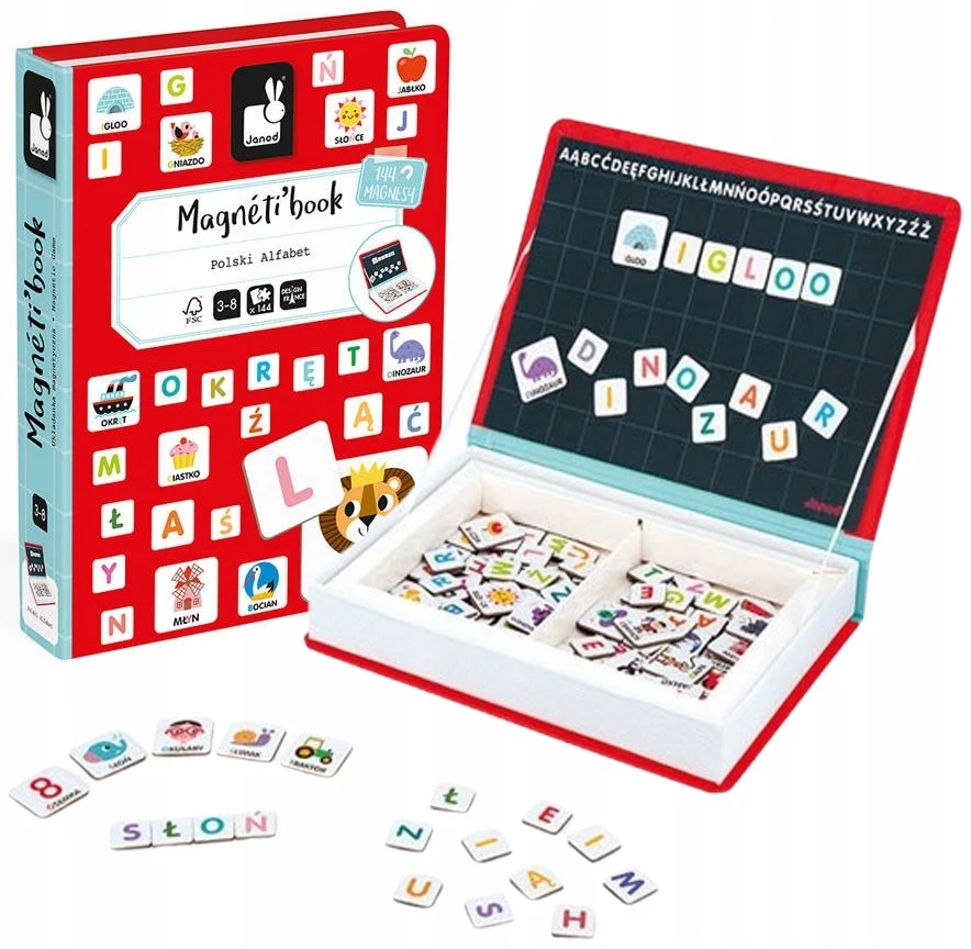 Janod Magnetibook Polski Alfabet