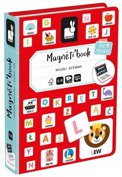 Janod Magnetibook Polski Alfabet