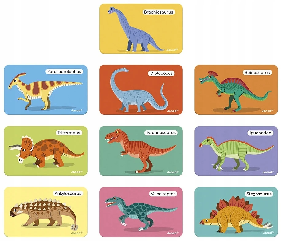 Janod Magnetibook dinozaurai