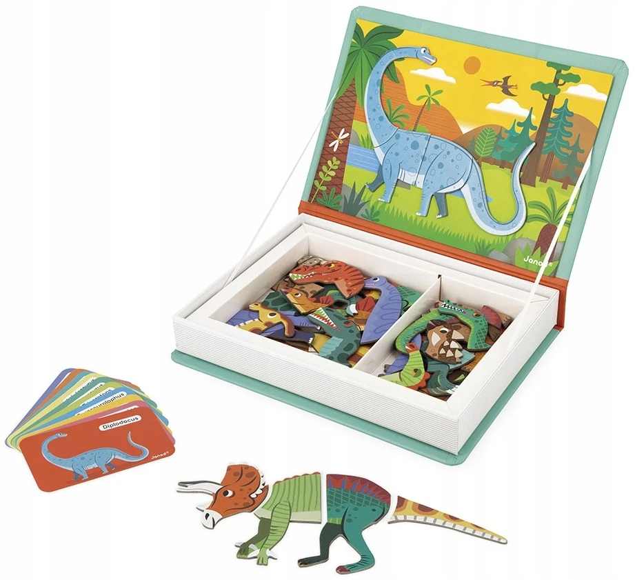 Janod Magnetibook dinozaurai