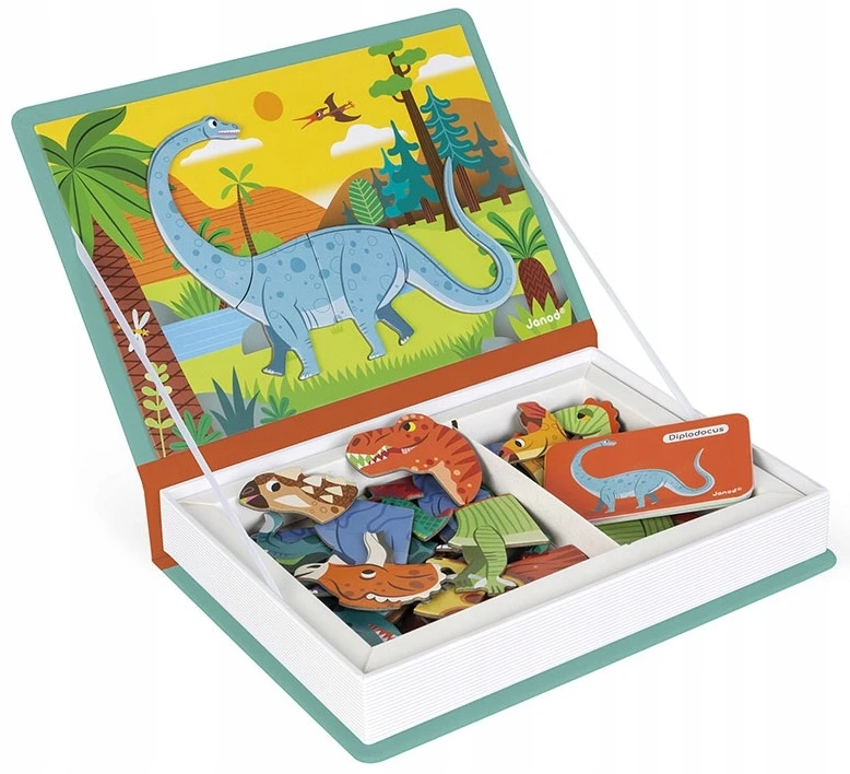 Janod Magnetibook dinozaurai