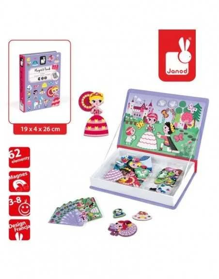 Dėlionė Janod Magnetibook Princesės