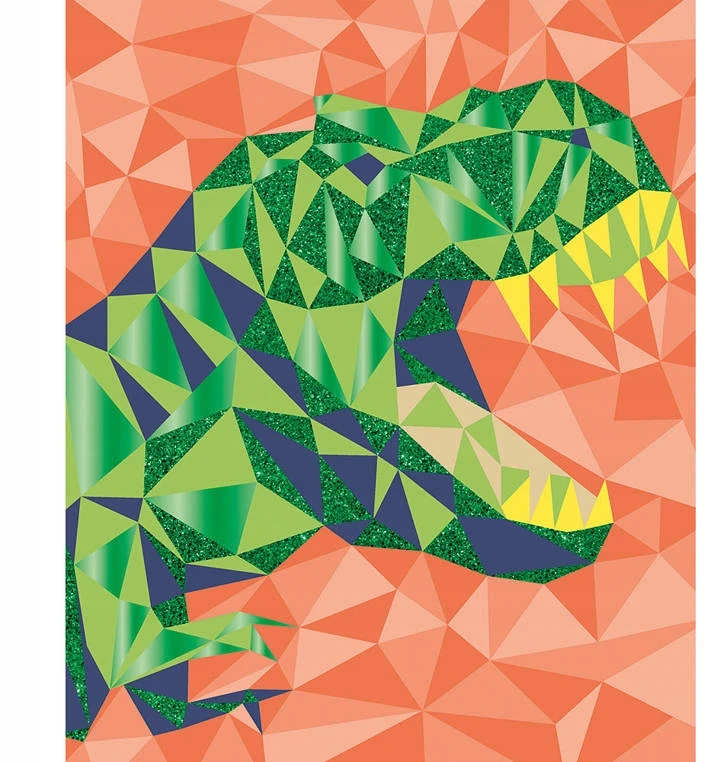 Janod Mozaika Dinozaurai - kūrybinis rinkinys vaikams