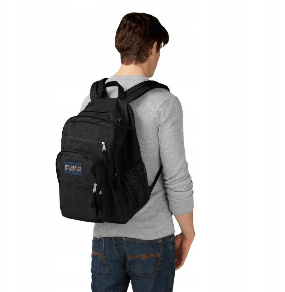 Jansport Big Student kuprinė - talpi, patogi, su skyriumi nešiojamam kompiuteriui