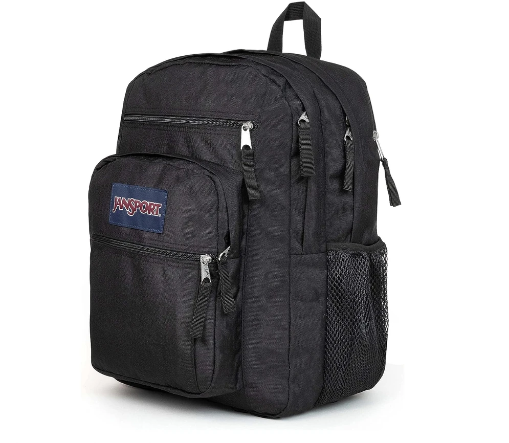 Jansport Big Student kuprinė - talpi, patogi, su skyriumi nešiojamam kompiuteriui