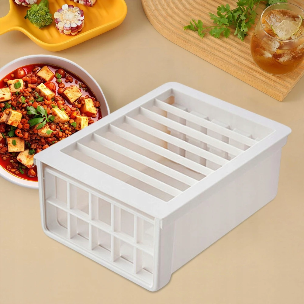 Japoniška tofu pjaustyklė, sviesto pjaustymo dėžutė, virtuvės reikmenys, saugus maistui tofu