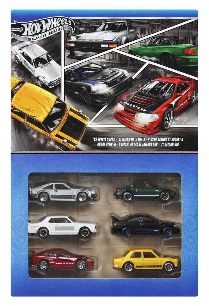 Mattel HOT WHEELS šešių japoniškų automodeliukų rinkinys (JBY77)