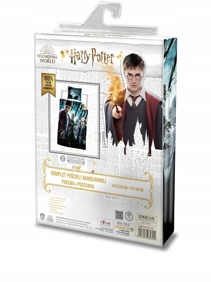 Faro JAUNIMO PATALYS 140 x 200 MEDVILNINĖ HOGWARTS HARRY POTTER