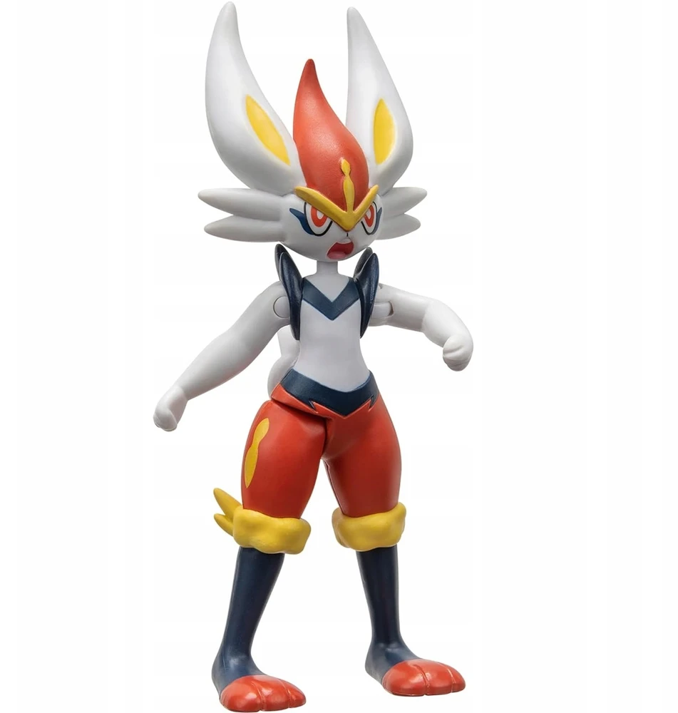 Jazwares Pokemon rinkinys 2 figūrėlės: Cinderace + Pikachu ir ugnies kamuolys PKW2904