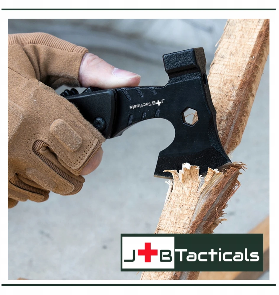 JB Tacticals MULTITOOL AX 16in1 Daugiafunkcis įrankio kišeninio peilio išgyvenimo peilis