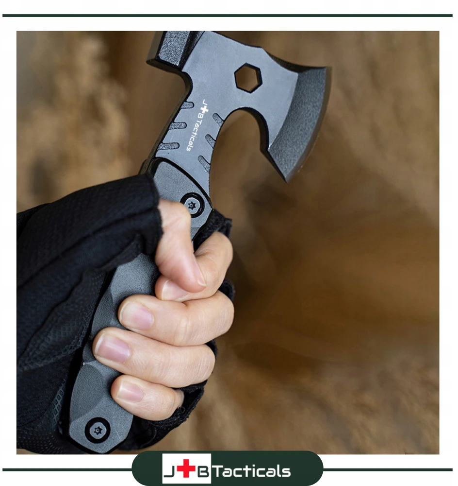 JB Tacticals MULTITOOL AX 16in1 Daugiafunkcis įrankio kišeninio peilio išgyvenimo peilis
