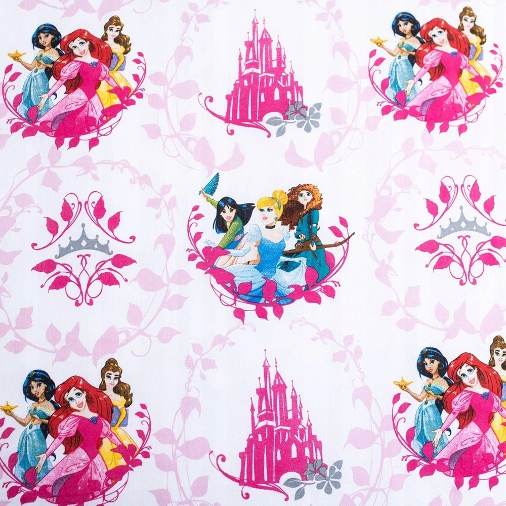 Jerry Fabrics Disney Princesės patalynė 140x200 cm, 2 vnt.