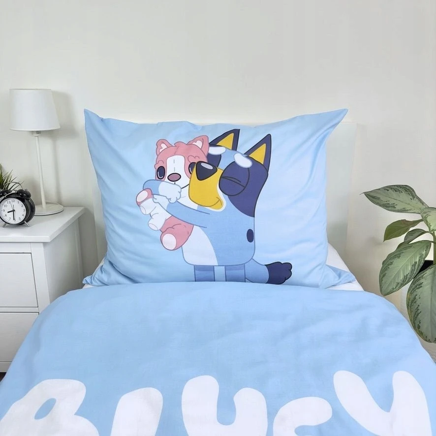 Jerry Fabrics Medvilninė vaikiška patalynė 140x200 Bluey Dogs mėlyna Vaikams