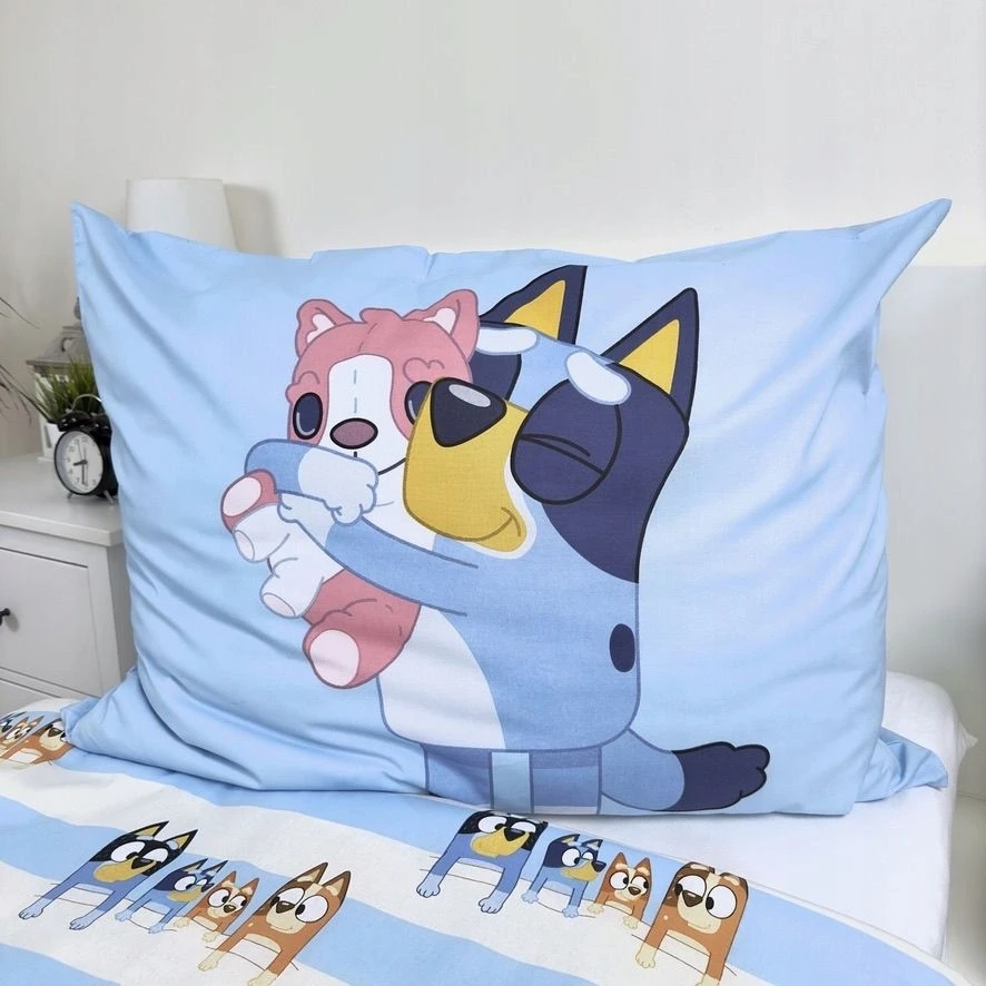 Jerry Fabrics Medvilninė vaikiška patalynė 140x200 Bluey Dogs mėlyna Vaikams