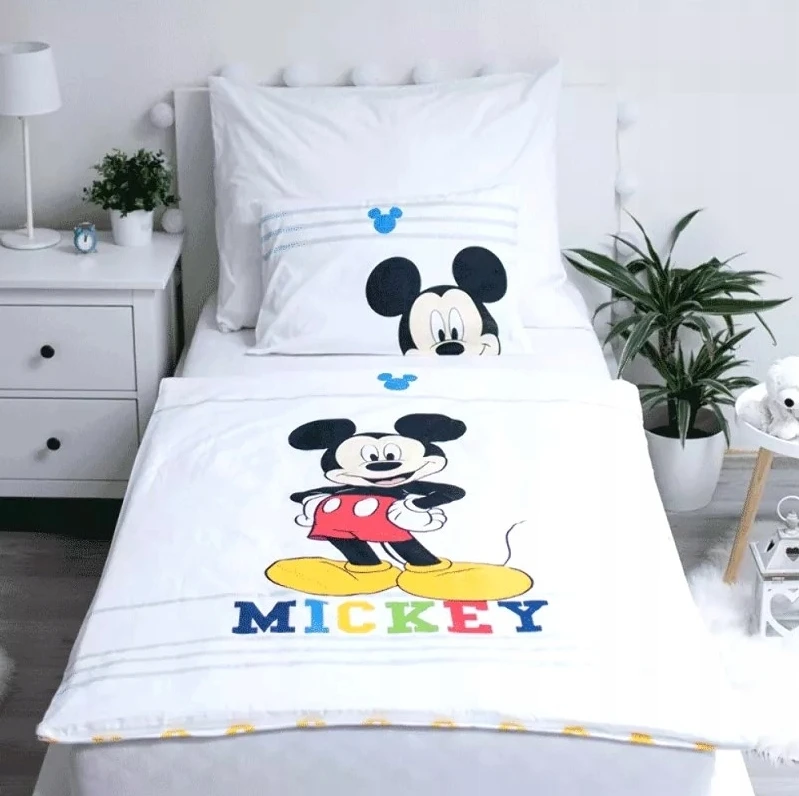 Jerry Fabrics MICKEY MOUSE patalynės komplektas MICKEY COTTON antklodė 100x135 pagalvė 40x60