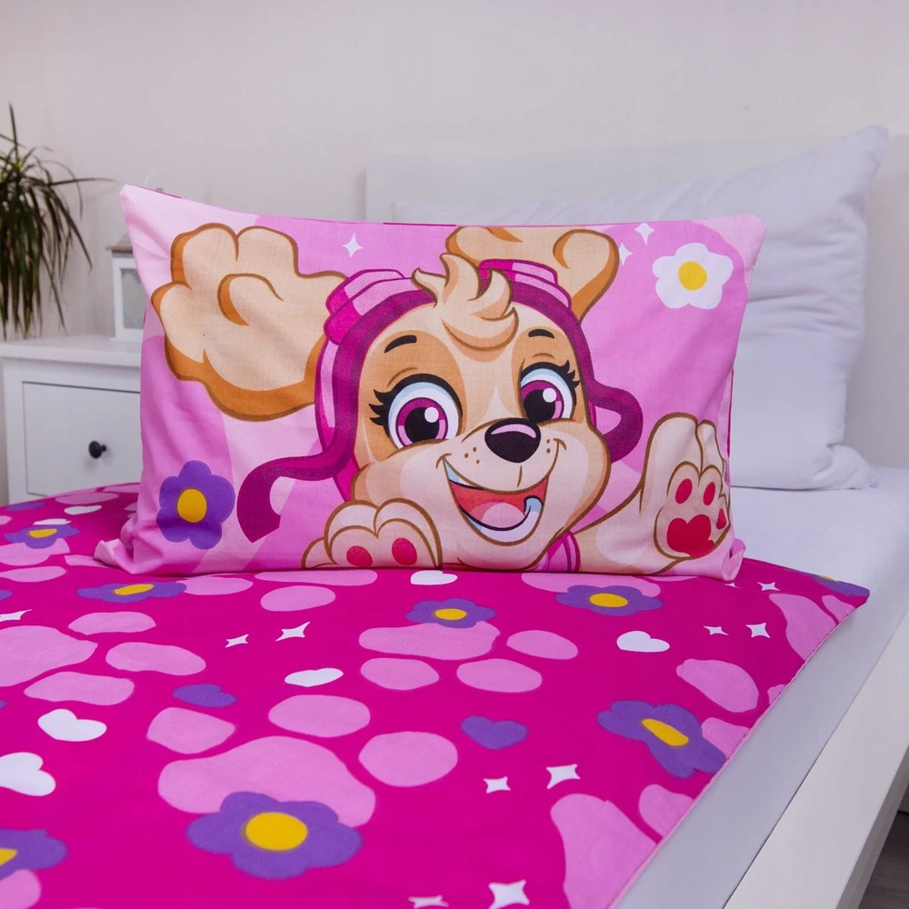 Jerry Fabrics Patalynė 100x135 Paw Patrol Rožinė SKYE lovai rožinė 578JF
